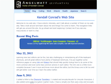 Tablet Screenshot of angelwatt.com
